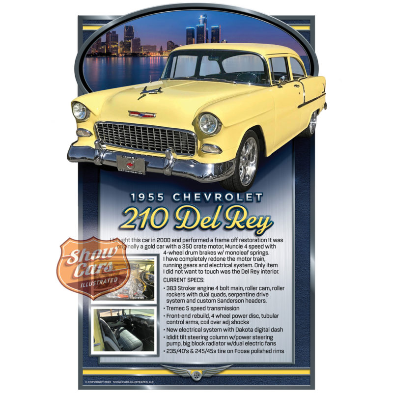 1955-Chevy-210-Del-Rey-Motor-City-Theme-Show-Cars-Illustrated-Car-Show-Signs