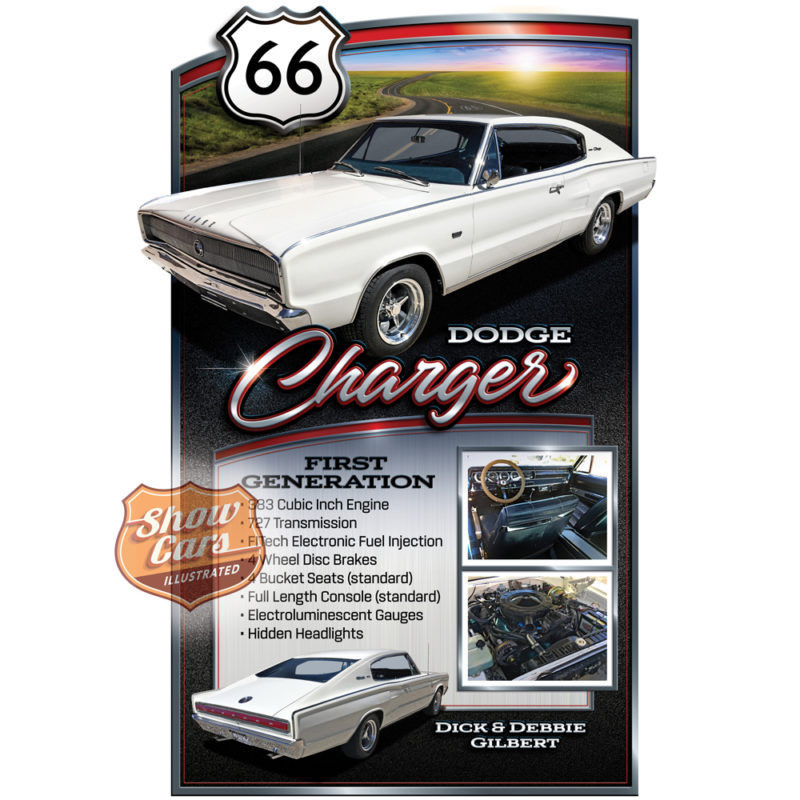 966-Dodge-Charger-Route-66-Theme-Show-Cars-Illustrated-Car-Show-Signs