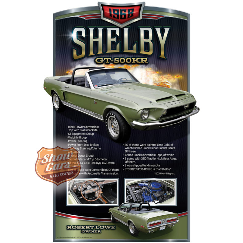 1968-Shelby-GT-Solid-Muscle-Theme-Show-Cars-Illustrated-Car-Show-Signs