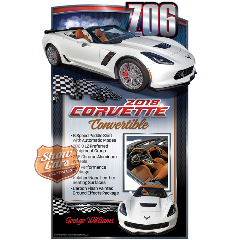 Stormer-Theme-Show-Cars-Illustrated-Car-Show-Signs-2018-Corvette-Convertible