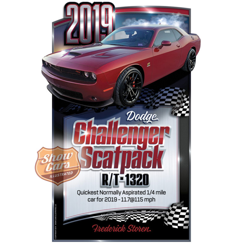 Stormer-Theme-Show-Cars-Illustrated-Car-Show-Signs-2019-Challenger-Scatpack