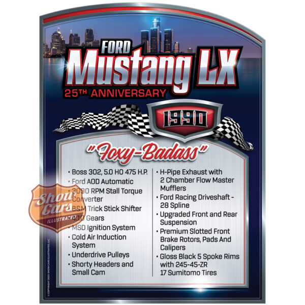 1990-Mustang-LX_Motown-Theme-Show-Cars-Illustrated-Car-Show-Signs