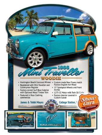 1966-Morris_Traveller Car Show Boards Classic Cars 