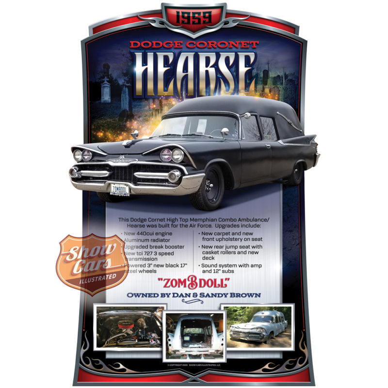 1959-Coronet-Hearse-Hot-Rod-Theme-Show-Cars-Illustrated-Car-Show-Signs