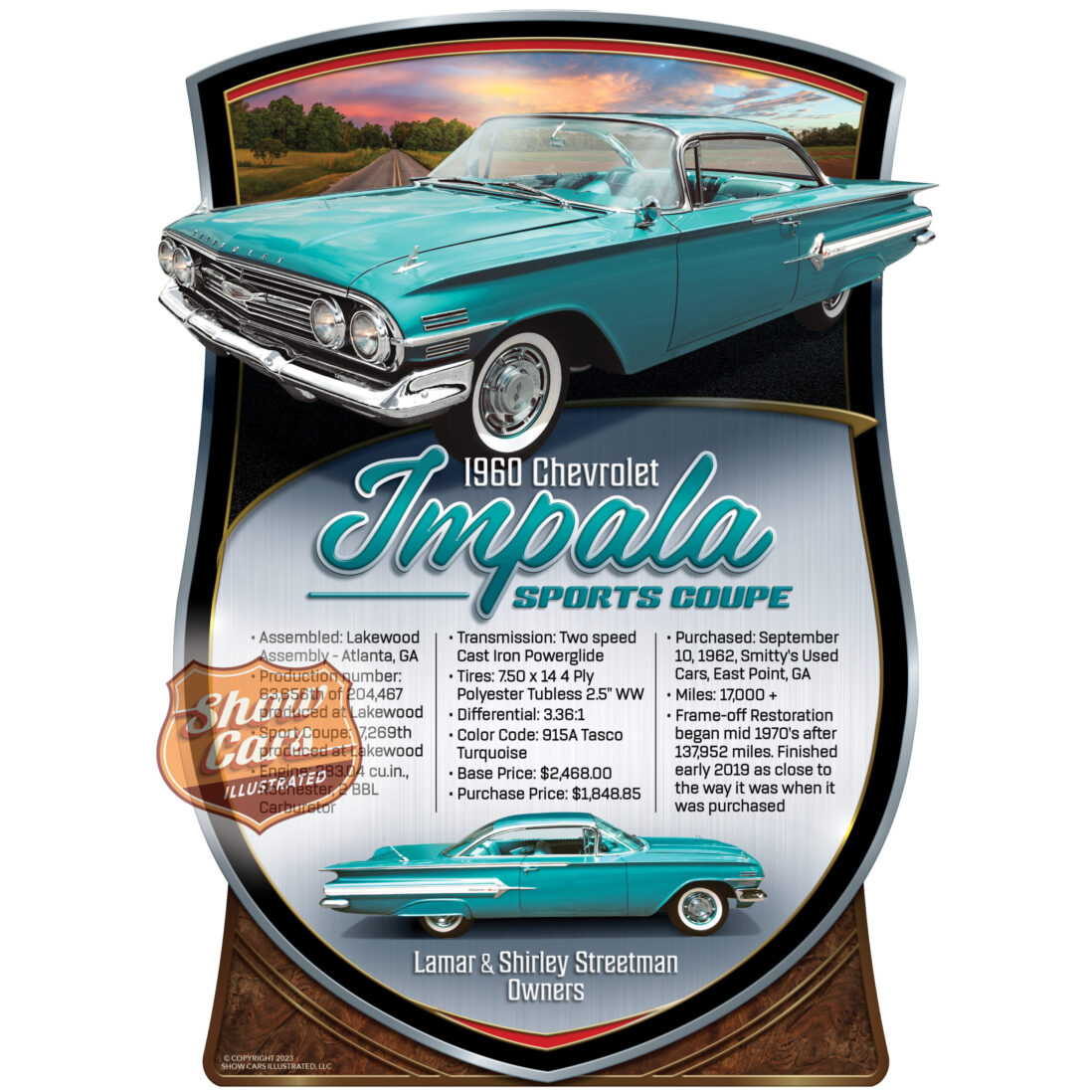 Grand Touring 1960 Chevrolet Impala 24in